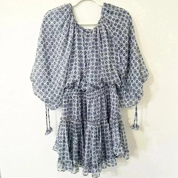 Misa Zonia Chiffon Mini Dress - Picture 5 of 7